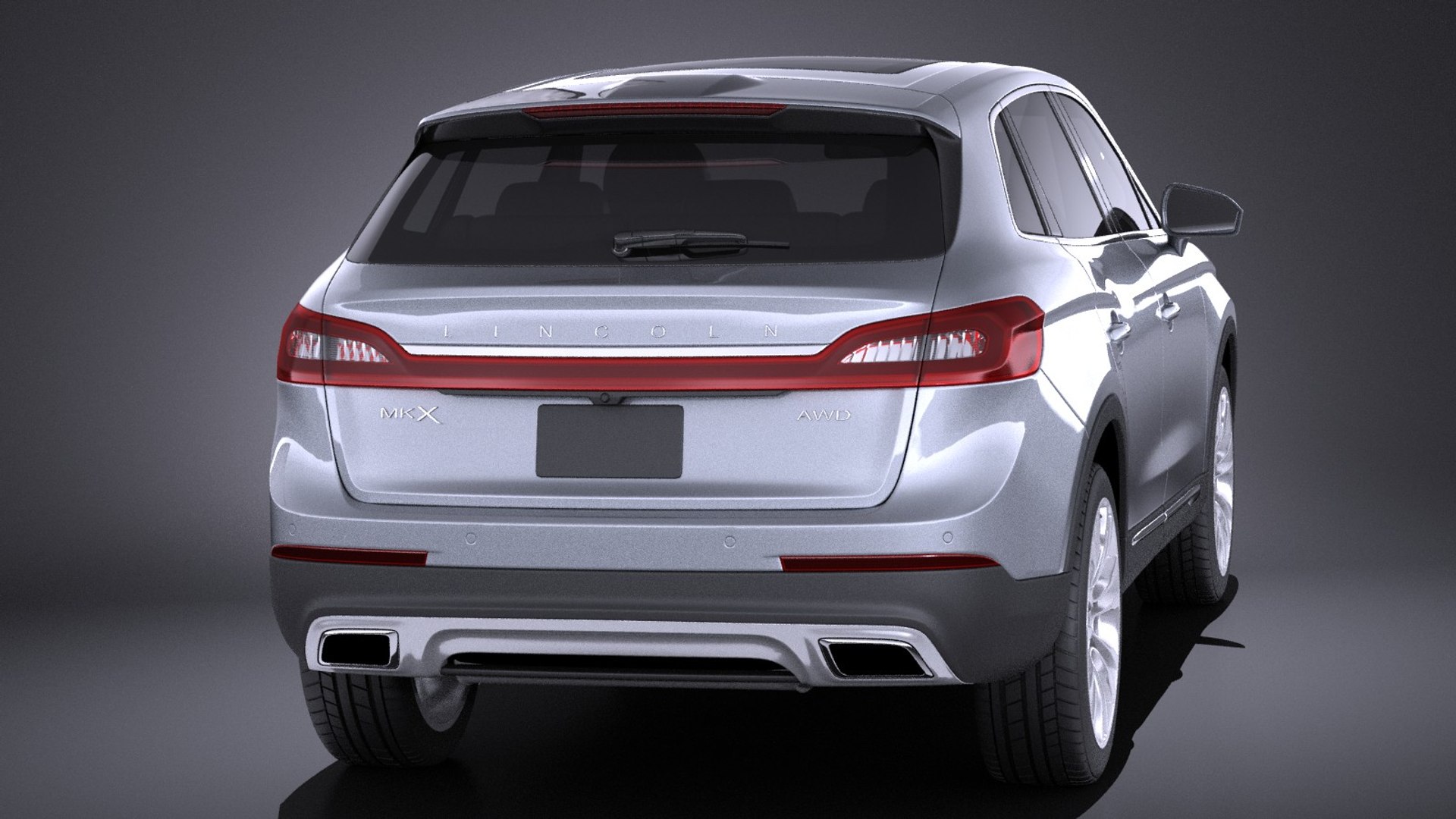 3d Model Of Mkx 2017