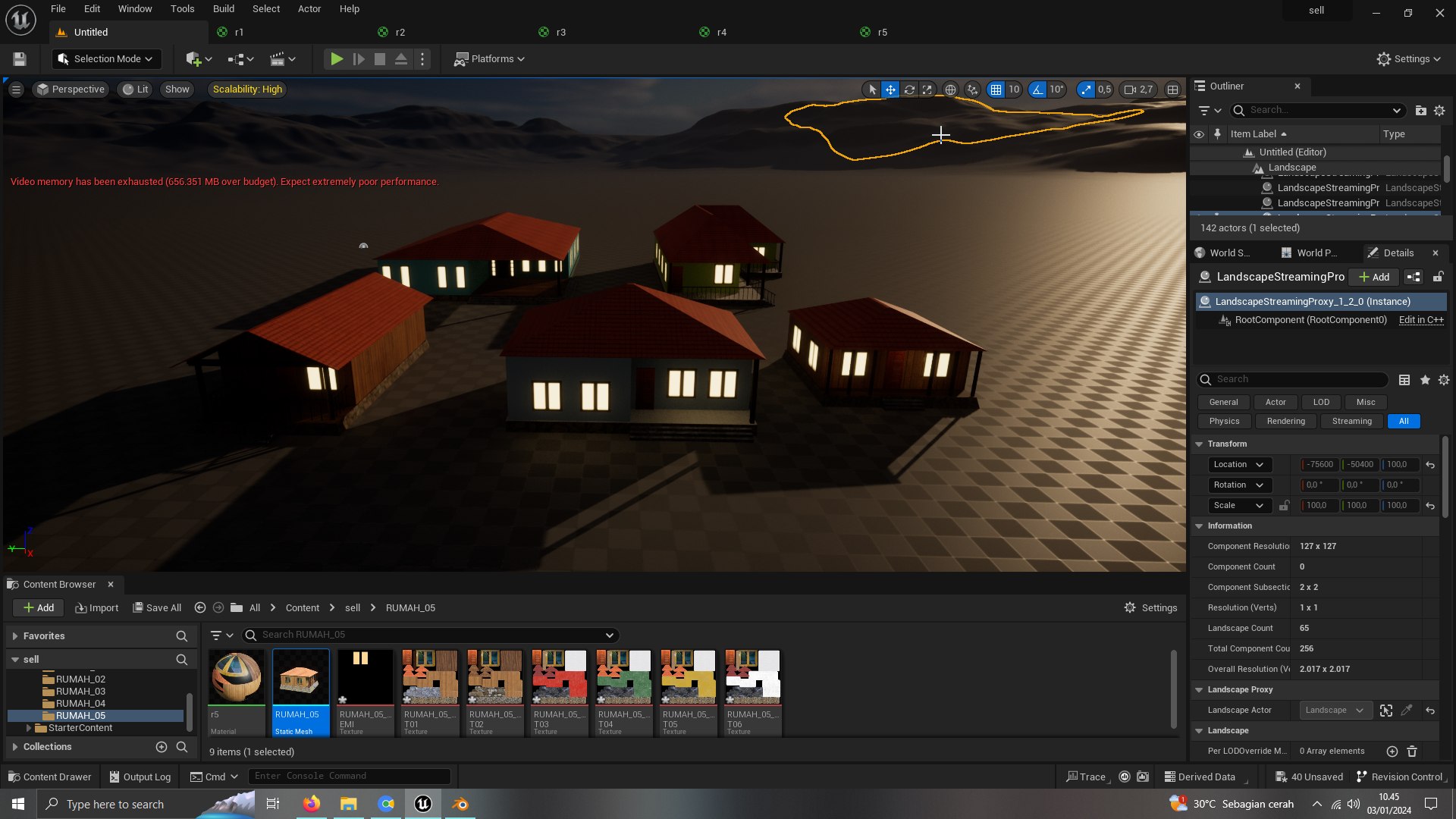 HOUSE PACK LOW POLY ready for unreal engine 3D model - TurboSquid 2171911