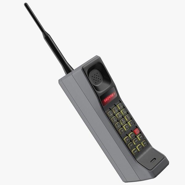 Vintage Analogue Mobile Phone 3D model TurboSquid 1794523