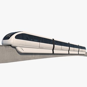 3D monorail realistic model