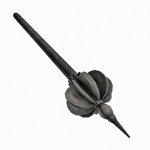 Iron ceremonial mace