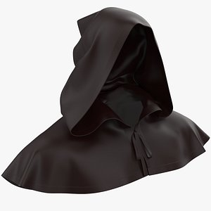Grim Cowl Cloak Hood 3D model