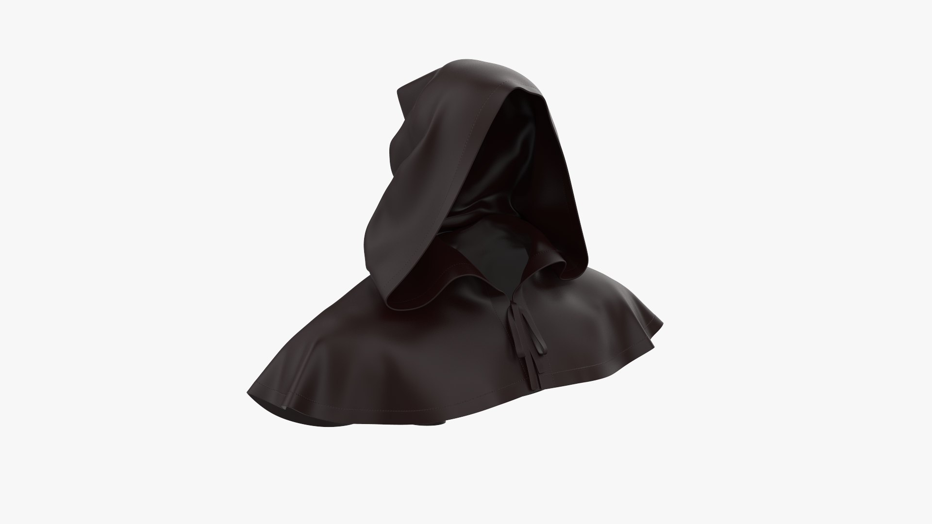 Grim Cowl Cloak Hood 3D Model - TurboSquid 2183578