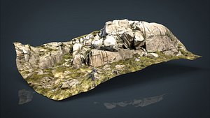 mountain rocks 1 3D model