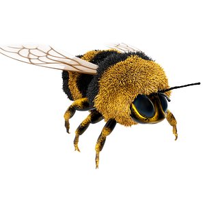 bumblebee cartoon 3D model