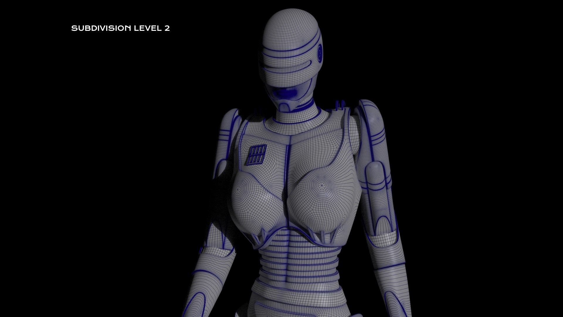 FemaleRobocop 3D model - TurboSquid 1769058