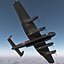 british heavy bomber avro lancaster 3d max
