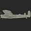 british heavy bomber avro lancaster 3d max