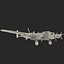 british heavy bomber avro lancaster 3d max