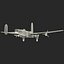 british heavy bomber avro lancaster 3d max