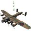 british heavy bomber avro lancaster 3d max