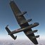 british heavy bomber avro lancaster 3d max