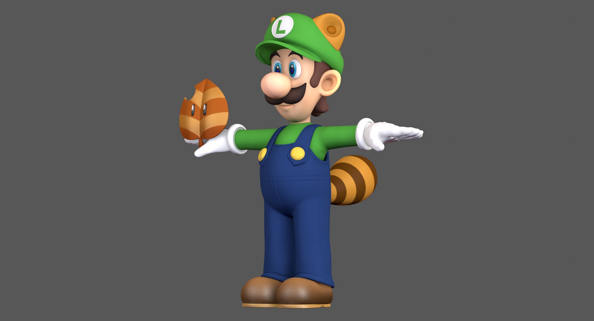 raccoon raccoon mario and luigi