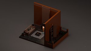 Living Room 3D model