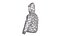 Men Winter Printed Hooded Puffer Jacket