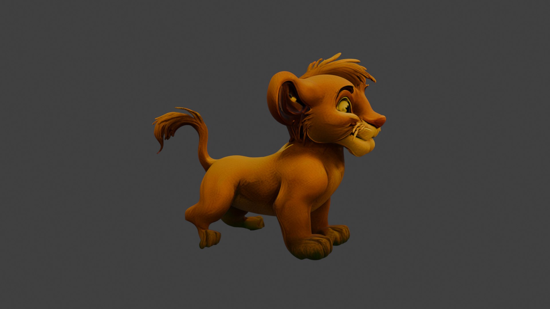 3D Simba lion cub model https://p.turbosquid.com/ts-thumb/sT/qQG5hv/EK/lion_1_1920x1080/png/1755118498/1920x1080/fit_q87/13fe40d851e1c74579a50ac8bab19304f66a500e/lion_1_1920x1080.jpg