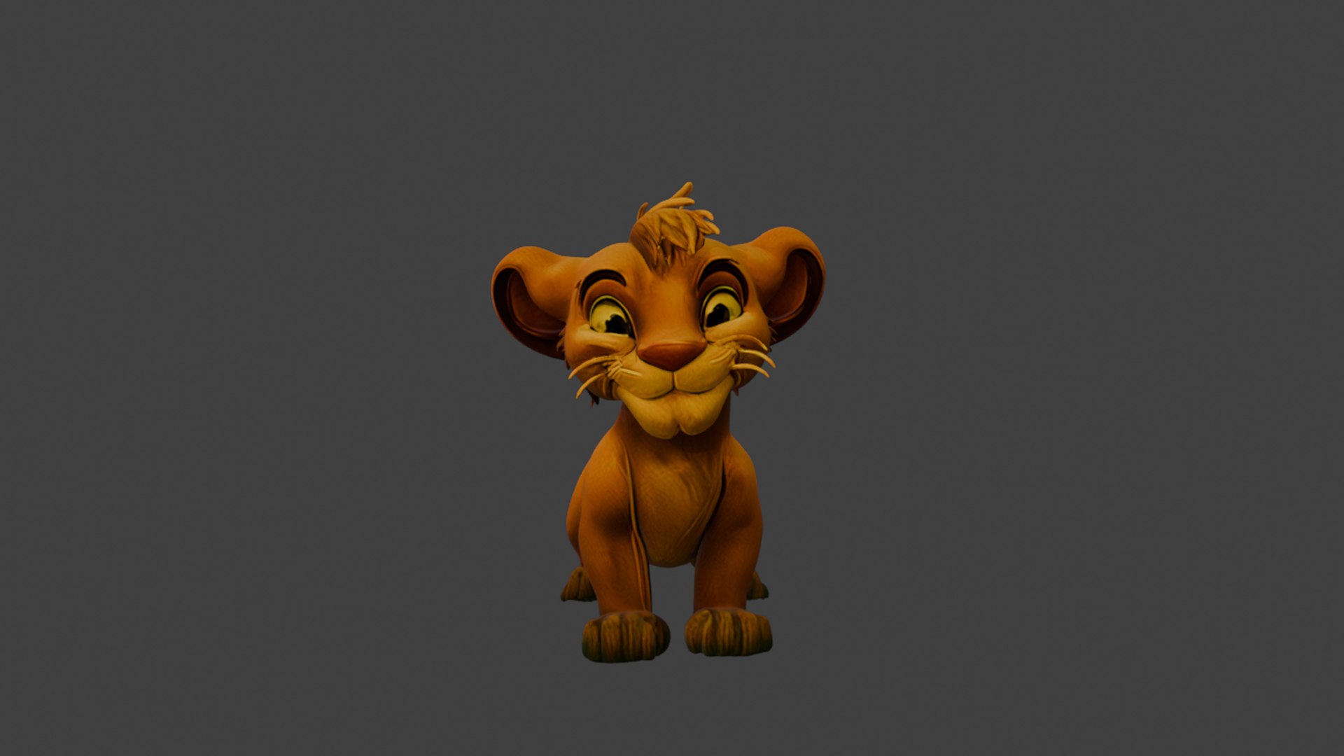 3D Simba lion cub model https://p.turbosquid.com/ts-thumb/sT/qQG5hv/pH/lion_4_1920x1080/png/1755118500/1920x1080/fit_q87/7b6aa417dd320f7c826a79c50dc8fe9bfcf0a18d/lion_4_1920x1080.jpg