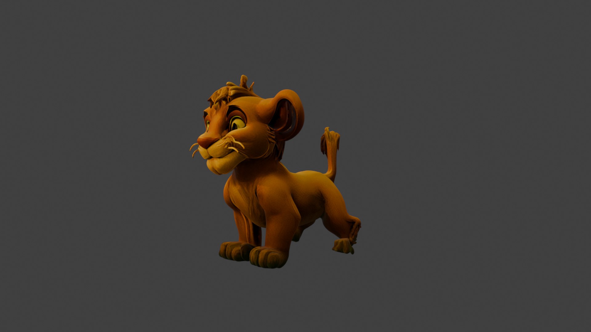 3D Simba lion cub model https://p.turbosquid.com/ts-thumb/sT/qQG5hv/vn/lion_5_1920x1080/png/1755118499/1920x1080/fit_q87/b4df67a5d54a0e5895dc2230ffbc6c3ba5ffbaab/lion_5_1920x1080.jpg
