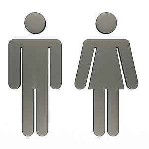 Male and Female Symbol model