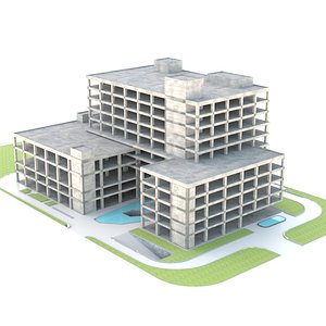 Building in Construction 01 3D model