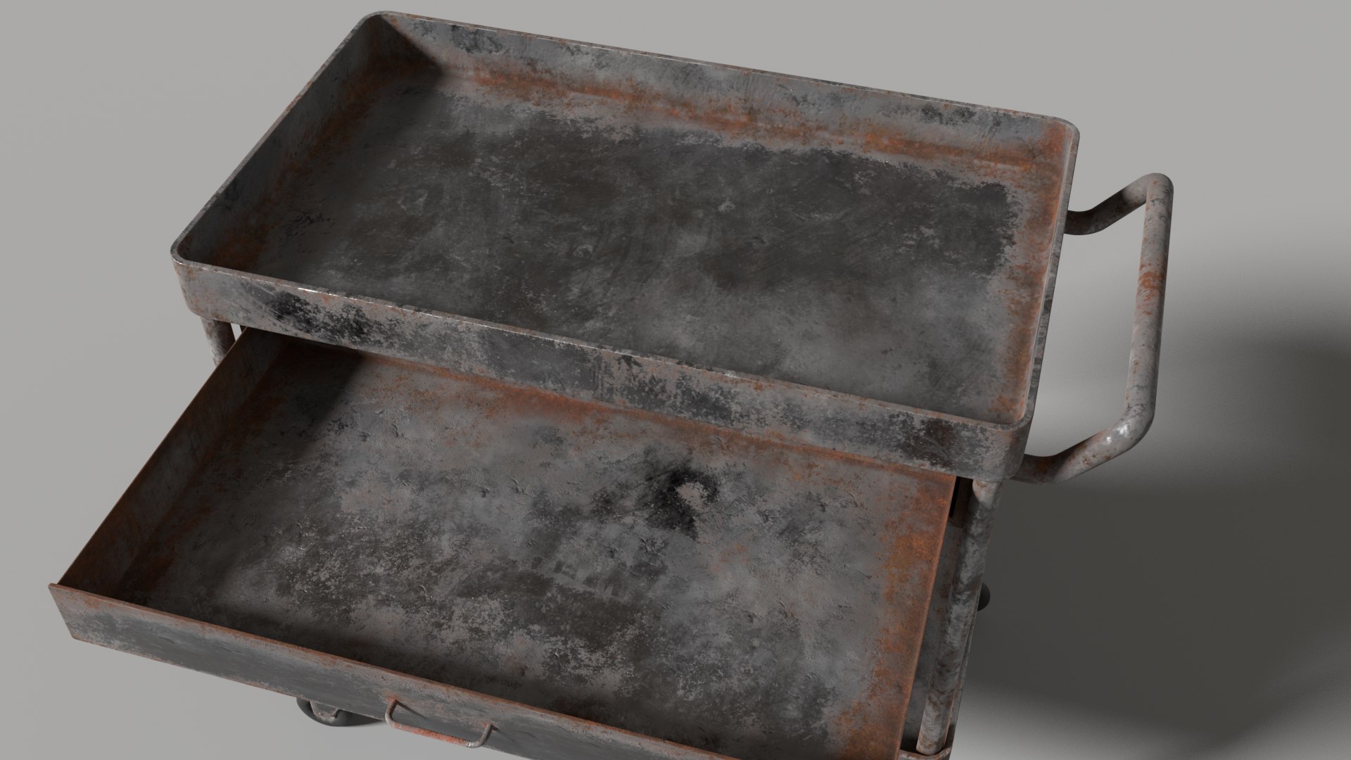 3D Old Hospital Rusty Metal Model - TurboSquid 1219947