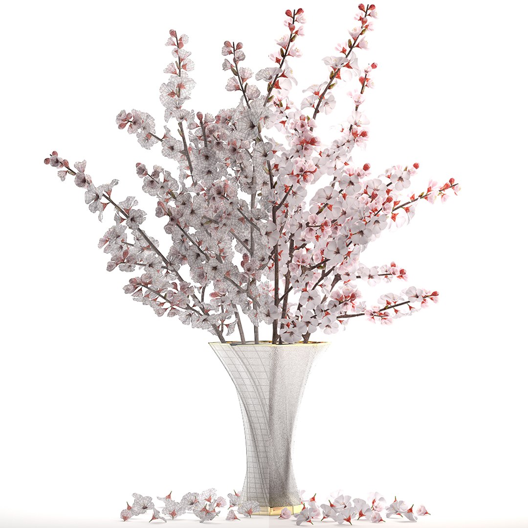 3D Model Sakura Bouquet - TurboSquid 1282554