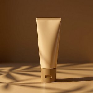 Cosmetic Cream Tube Packaging Mockup Skincare Bottle Model 3D model