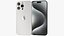 3D Apple iPhone 15 Pro Max White Titanium model