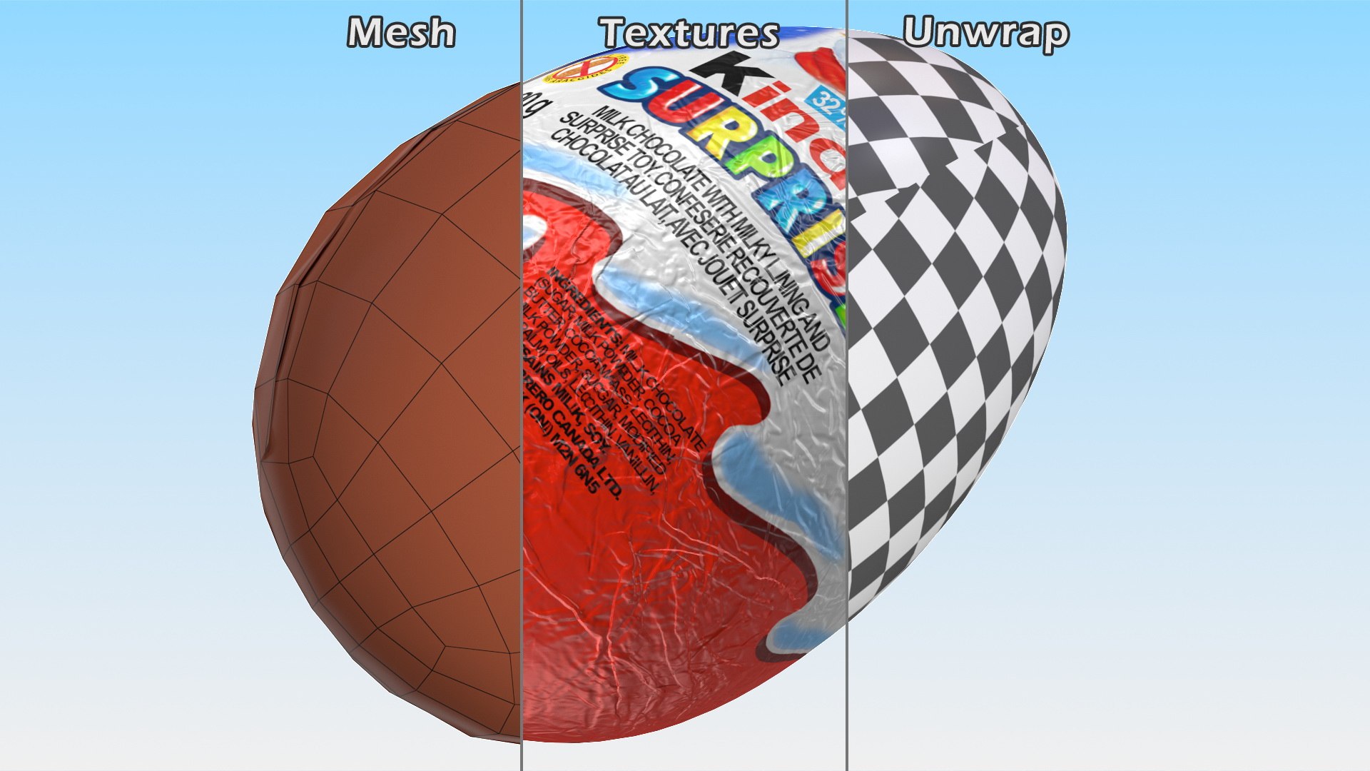 Kinder Surprise Chocolate Eggs Collection 2 model https://p.turbosquid.com/ts-thumb/sU/54hWCo/vd/kindersurprisechocolateeggscollection2mb3dmodel027/jpg/1693839092/1920x1080/fit_q87/6b82447c5c66879588f3801c1f0bf7e1b8f8326d/kindersurprisechocolateeggscollection2mb3dmodel027.jpg