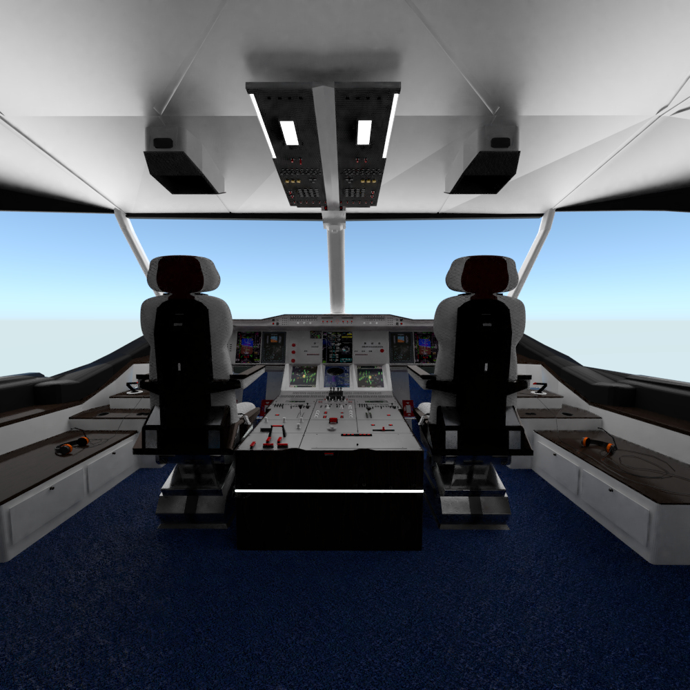 飞机空中客车驾驶舱内部3D模型 - TurboSquid 1361764