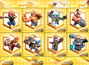 Clash Royale Champion Cards Pack 3D model
