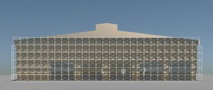 3D Industrial construction scene 25i19