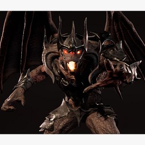 Hell demon warrior 3D model