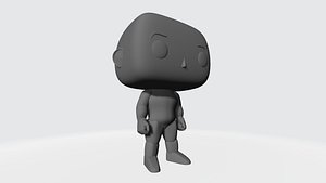 3D Funko Pop DIY Custom Boy for 3D Print only