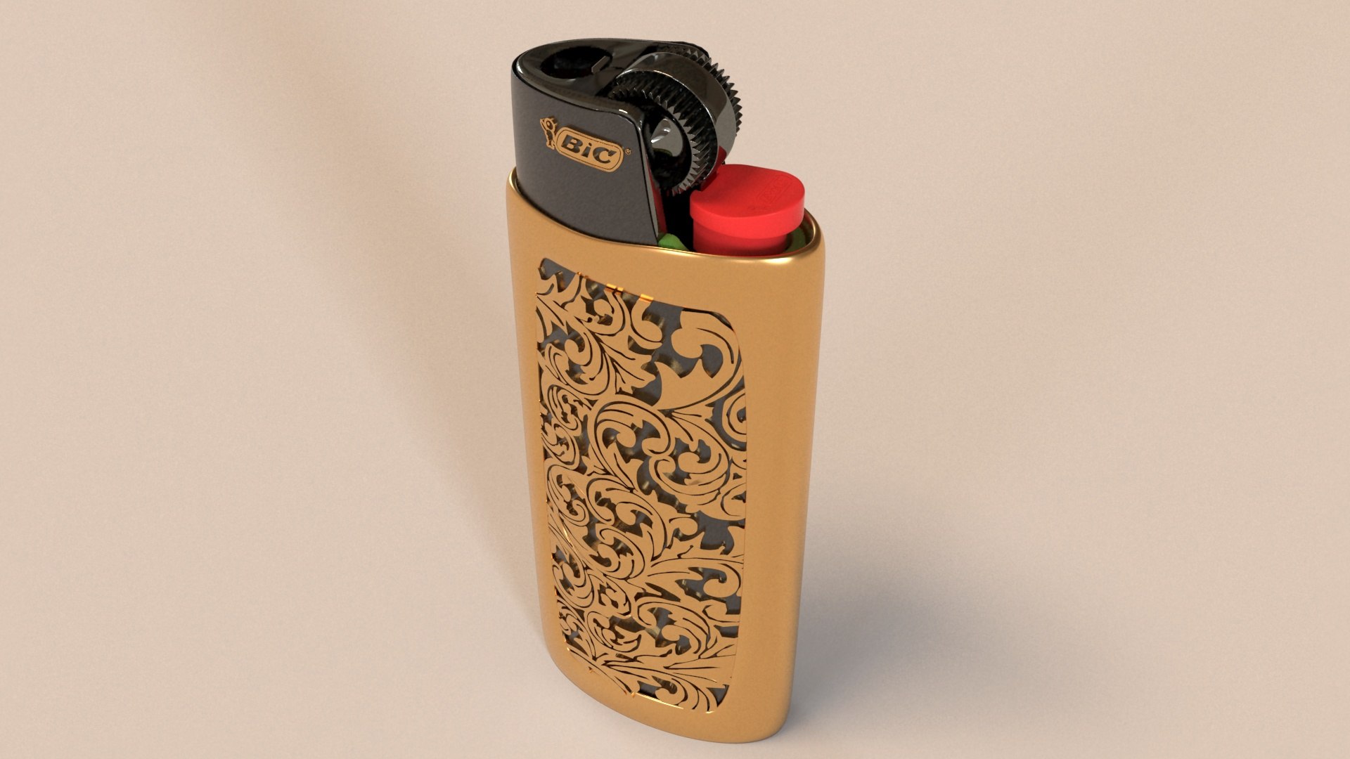 3D Lighter Bic - TurboSquid 2195081