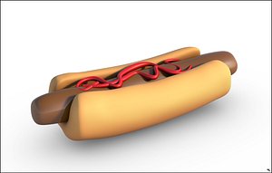 Hot Dog Cartoon