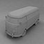 van wagon vehicle 3d model