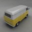 van wagon vehicle 3d model