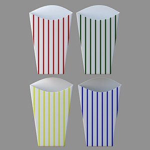 square box popcorn striped collection