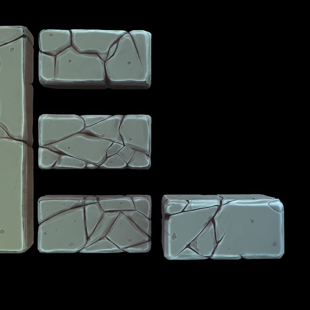 Stylized Cartoon Rock Sand 3D - TurboSquid 1568602