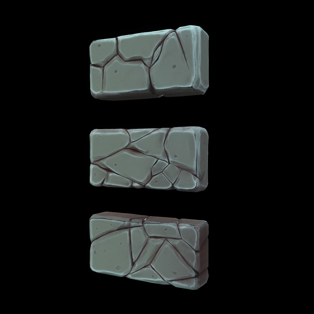 Stylized Cartoon Rock Sand 3D - TurboSquid 1568602