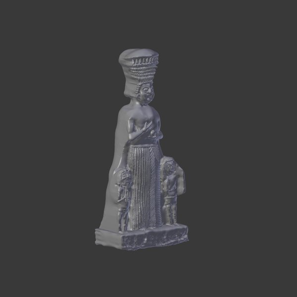 3D kybele hitit statue