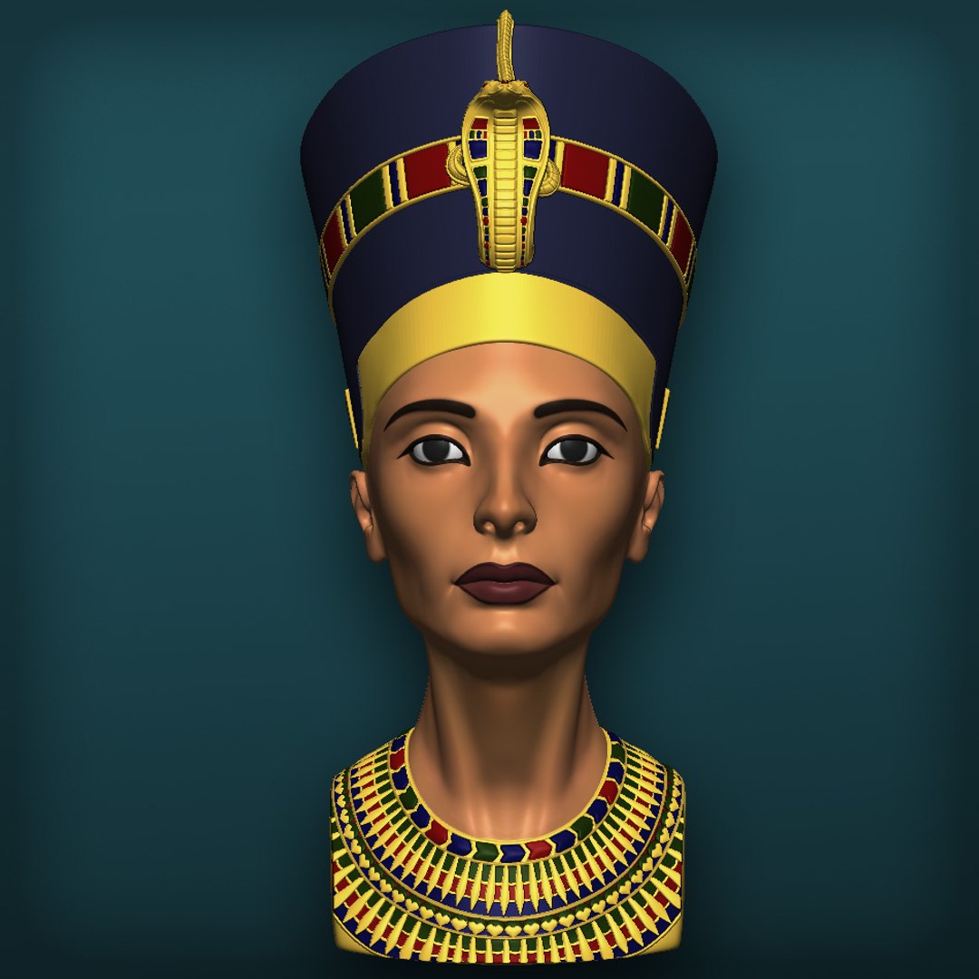 Queen Nefertiti 3d Obj