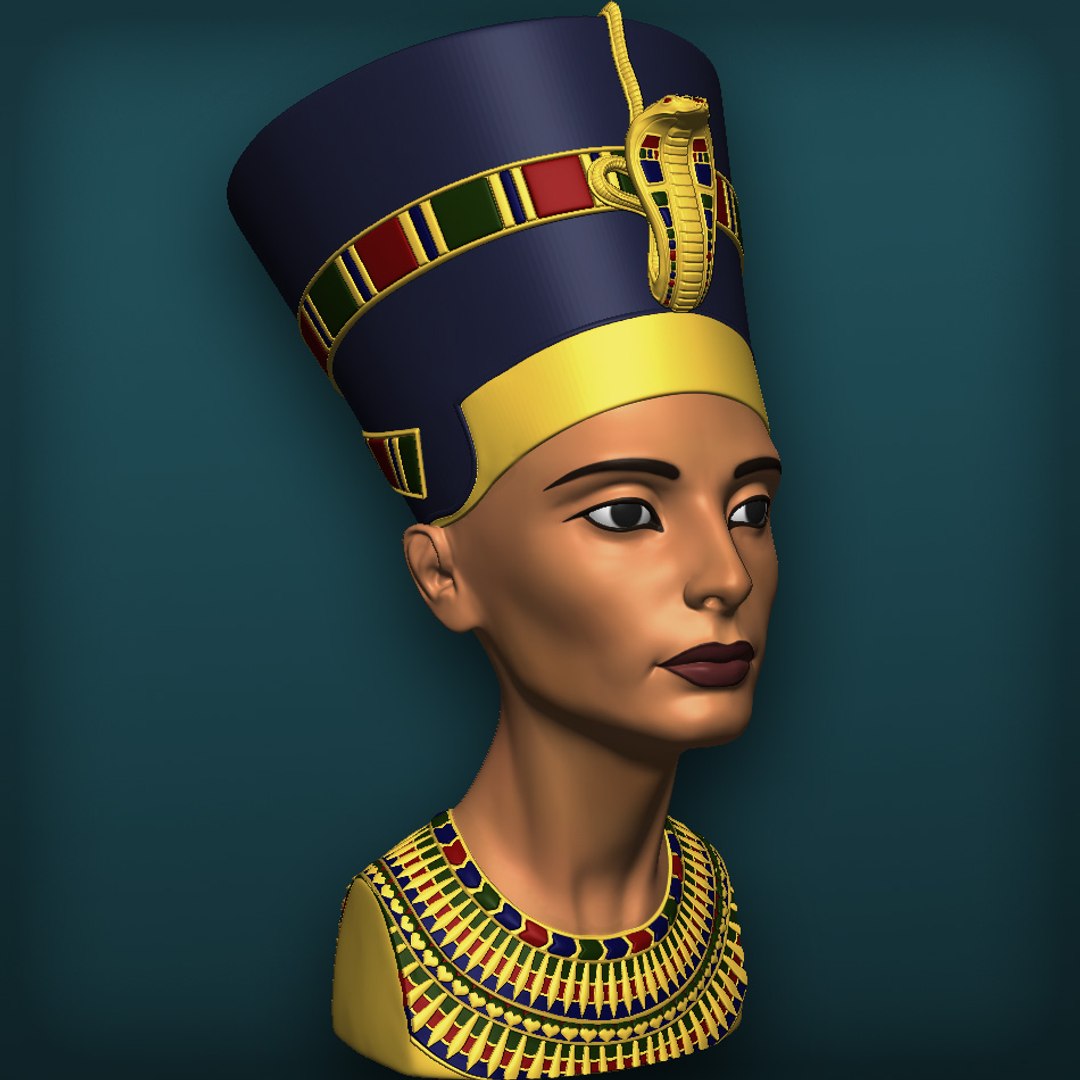 Queen Nefertiti 3d Obj