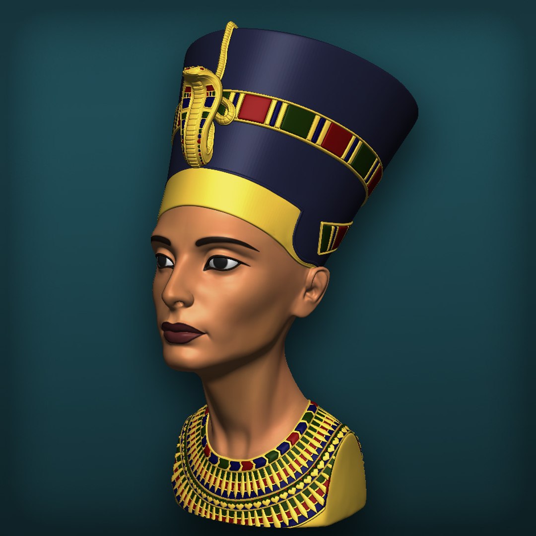 Queen Nefertiti 3d Obj