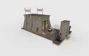 egypt temple 3D model