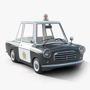 Cartoon Police Car