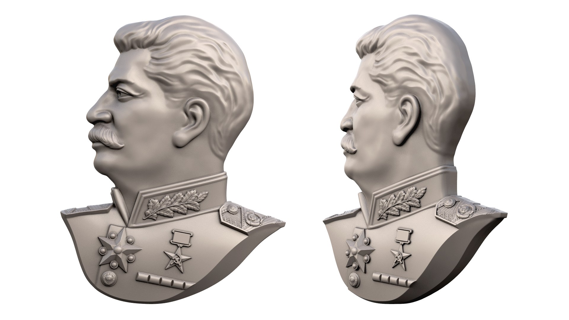 The Bas -relief Of Stalin Model - TurboSquid 2317567
