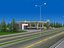 Shell Gas Station Day and Night
