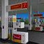 Shell Gas Station Day and Night
